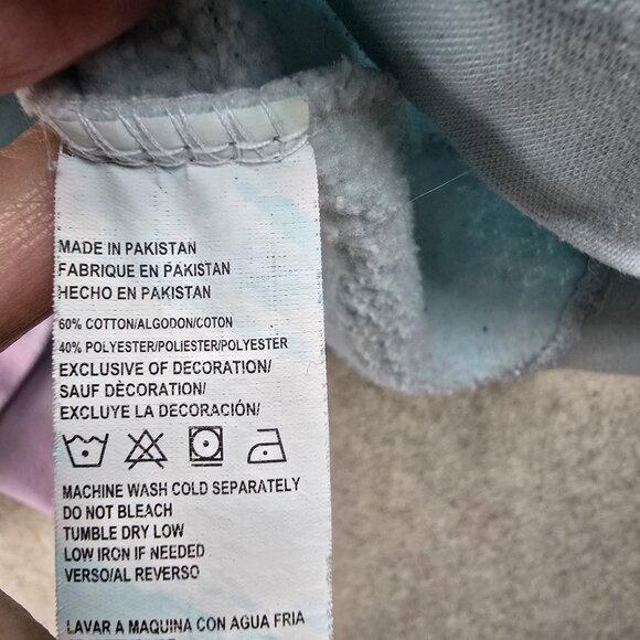 Dreamside Tie-Dye Hoodie Navarre Beach Pier Pastel Cotton Blend - Picture 5 of 7